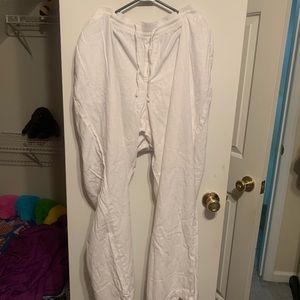 Old Navy White Light Cotton Pant W XXL